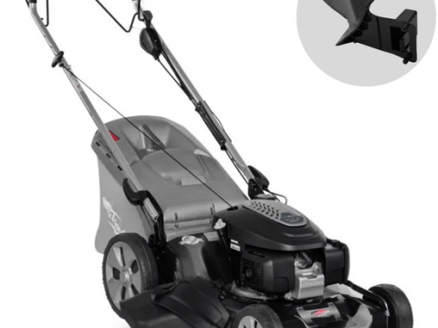 Cortacésped de gasolina autopropulsado CastelGarden XS 55 HV – 4 en 1 – Corte de 53 cm – Motor Honda GCVx 200