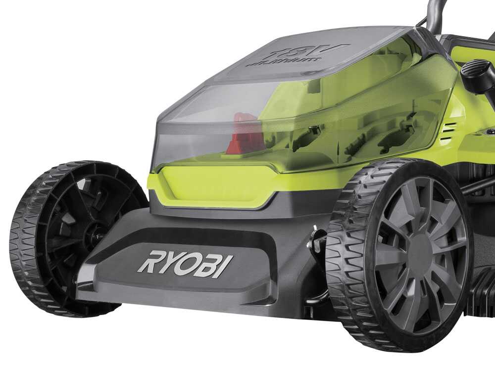 Cortacésped eléctrico a batería RYOBI RY18LMX37A-150 – 18V – 5Ah – recogedor de 45 l -corte de 37 cm - Imagen 5