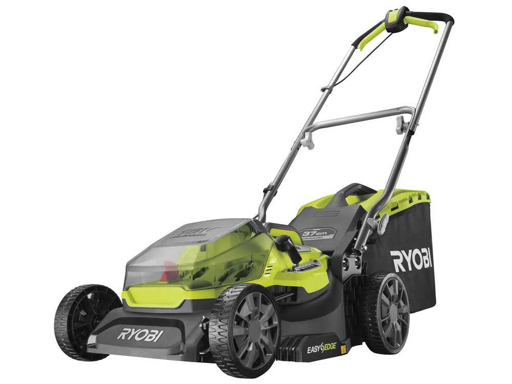 Cortacésped eléctrico a batería RYOBI RY18LMX37A-150 – 18V – 5Ah – recogedor de 45 l -corte de 37 cm - Imagen 4