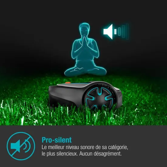 Robot cortacésped conectado por Bluetooth® GARDENA SILENO Minimo 500 (15202-26 )- 500m² - Imagen 4