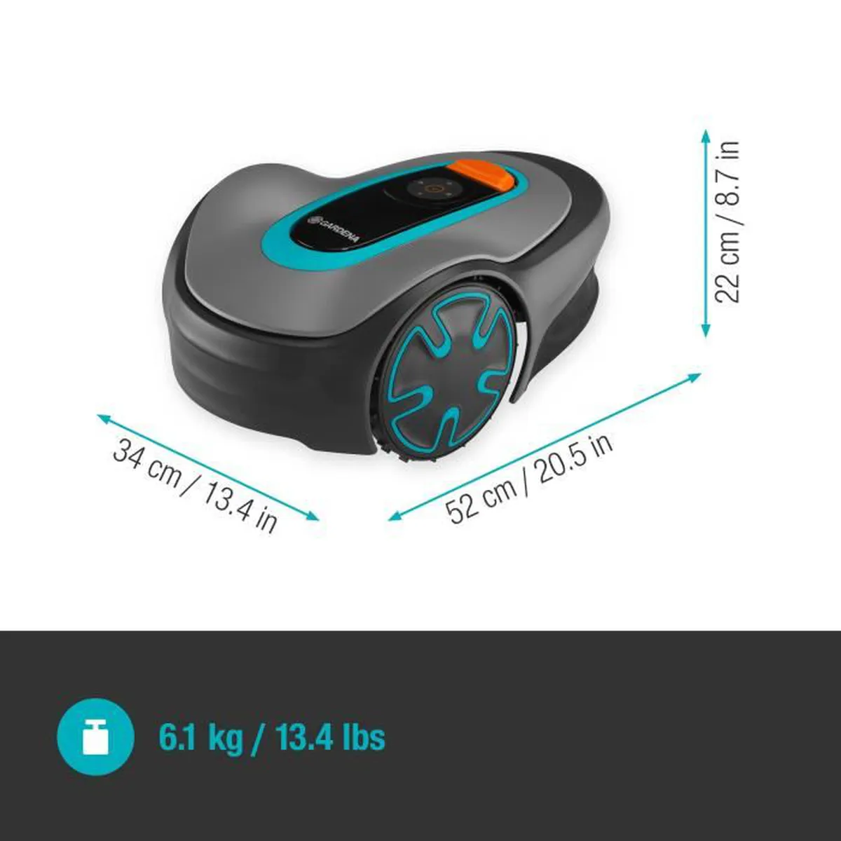 Robot cortacésped conectado por Bluetooth® GARDENA SILENO Minimo 500 (15202-26 )- 500m² - Imagen 5