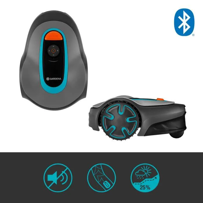 Robot cortacésped conectado por Bluetooth® GARDENA SILENO Minimo 500 (15202-26 )- 500m² - Imagen 2