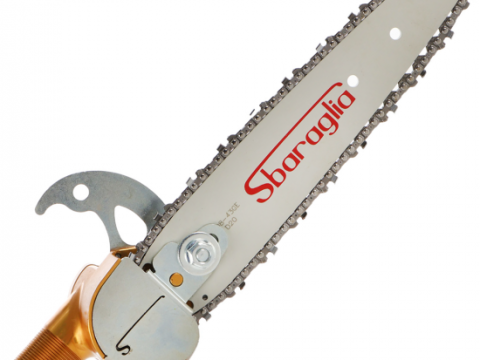 Motosierra neumática Sbaraglia Turbo con espada carving 8″ – podadora