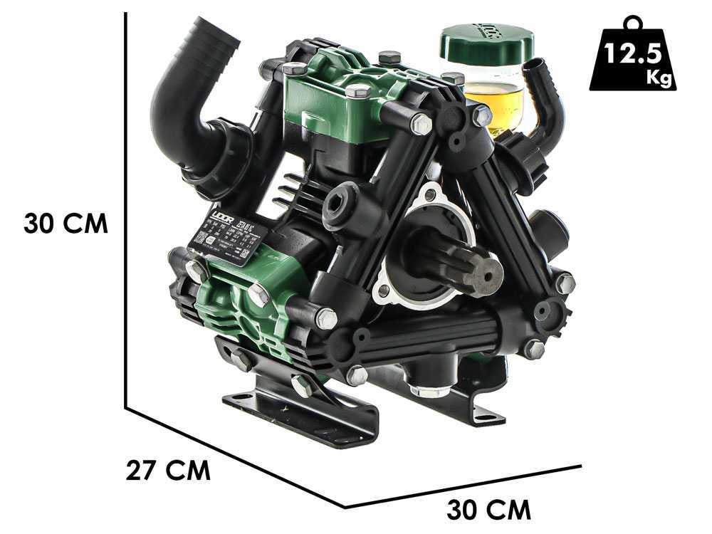 Udor Zeta 120 1c – Bomba de baja presión para tratamientos herbicidas con tractor - Imagen 2