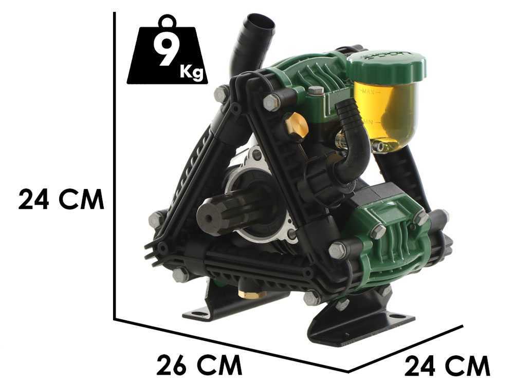 Udor Zeta 70 1c – Bomba de baja presión para desherbado con tractor - Imagen 2