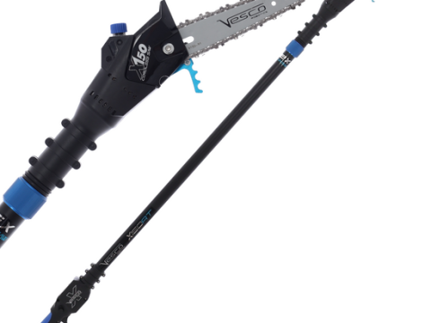 Vesco X150AT – Podadora de altura a batería con pértiga telescópica – 160-250 cm – 21,6 V – SIN BATERÍA NI CARGADOR