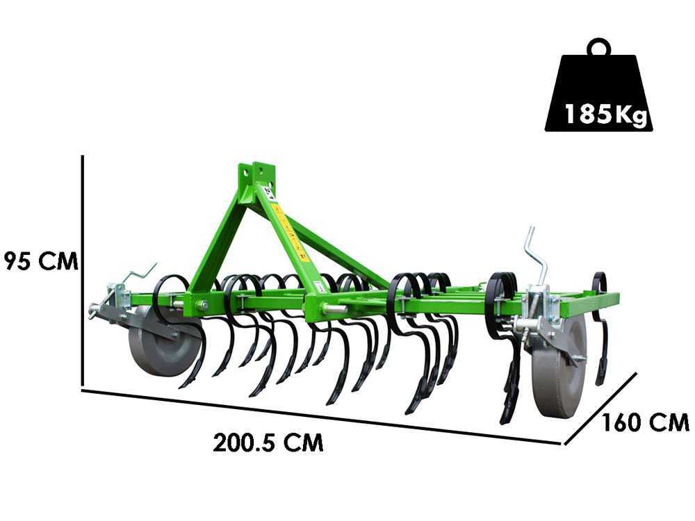Vibrocultivador Bomet Carina S-Tines – 18 brazos – Anchura de trabajo 180 cm - Imagen 2