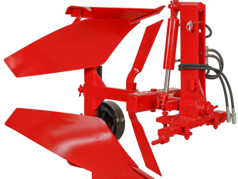 VRIS-01M – Arado reversible de vertedera con brazo de penetración – Para tractores con enganche de tres puntos – Volteo hidráulico