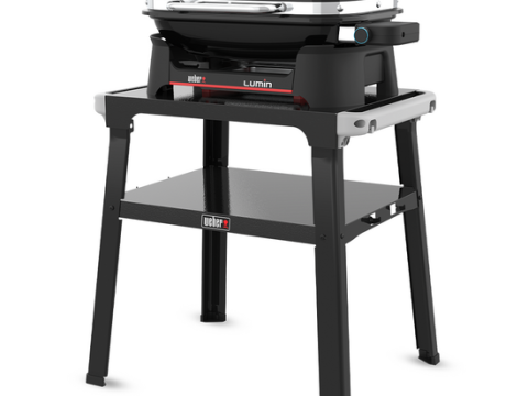 Weber Lumin con soporte 1501652 – Barbacoa eléctrica portátil