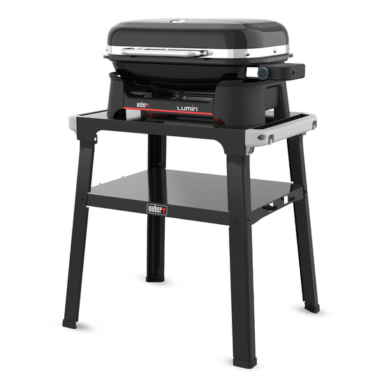 Weber Lumin con soporte 1501652 – Barbacoa eléctrica portátil