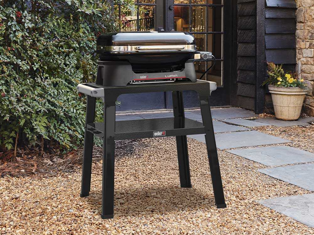 Weber Lumin con soporte 1501652 – Barbacoa eléctrica portátil - Imagen 2