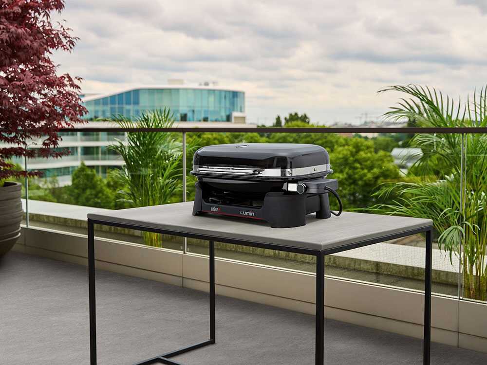 Weber Lumin Compact Black 1502044 – Barbacoa eléctrica portátil - Imagen 3