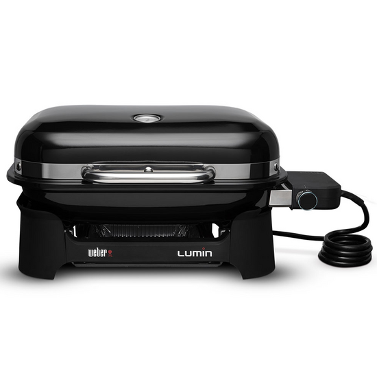 Weber Lumin Compact Black – Barbacoa eléctrica portátil
