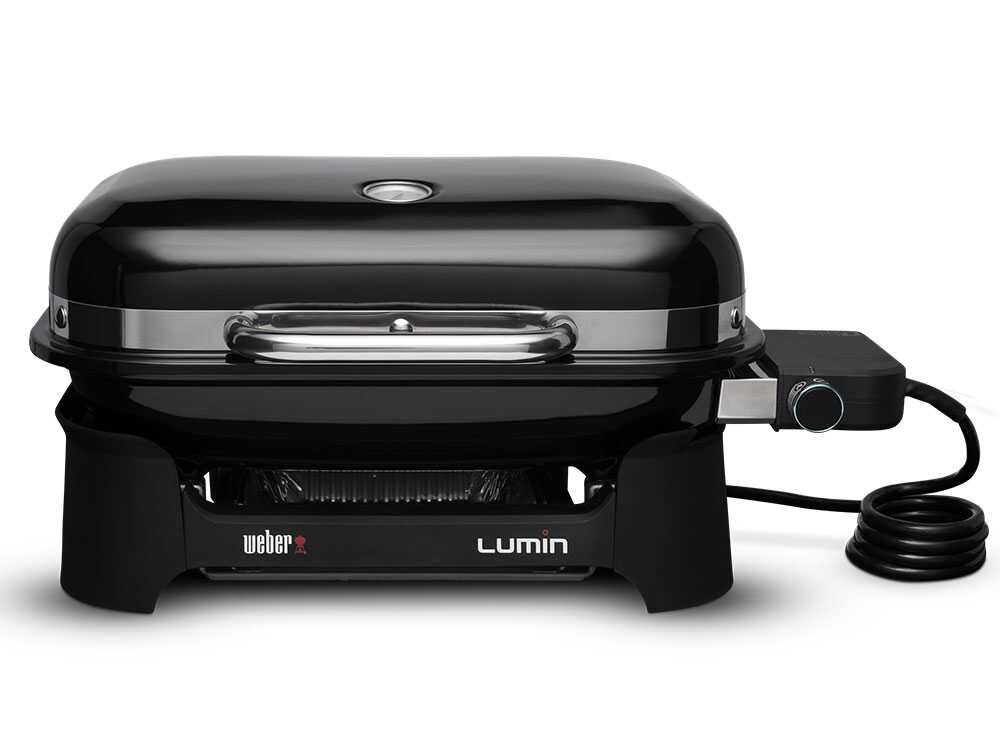 Weber Lumin Compact Black – Barbacoa eléctrica portátil - Imagen 4