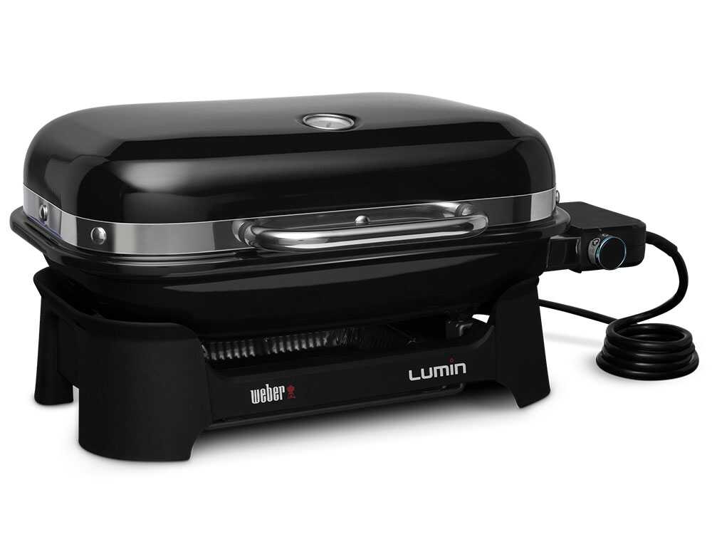 Weber Lumin Compact Black – Barbacoa eléctrica portátil - Imagen 5