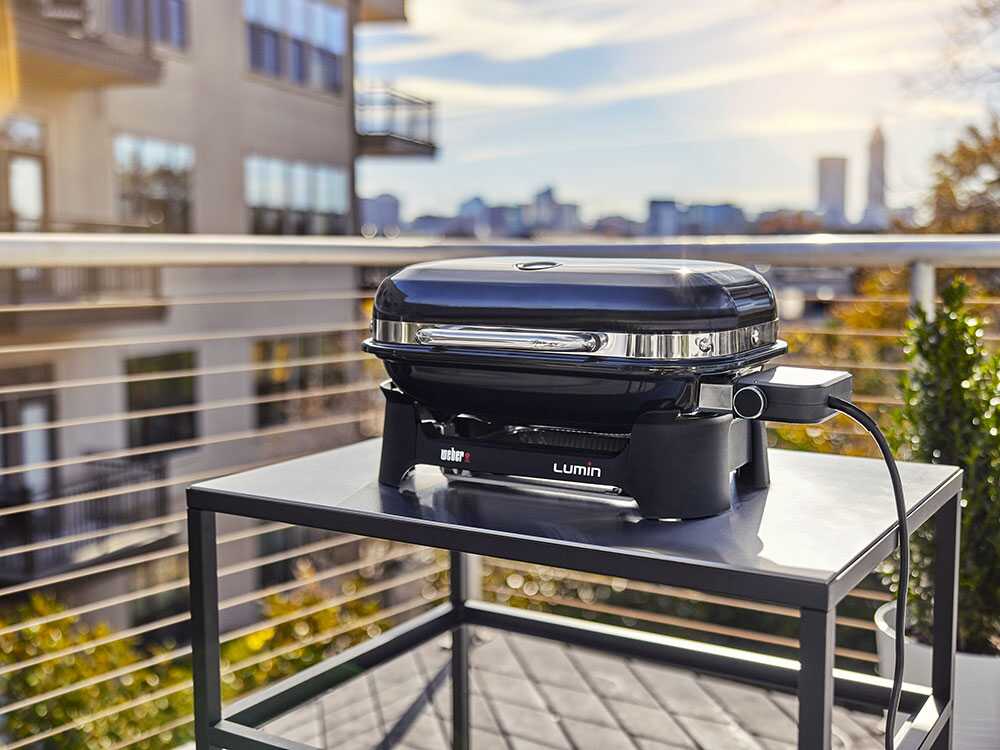 Weber Lumin Compact Black – Barbacoa eléctrica portátil - Imagen 3