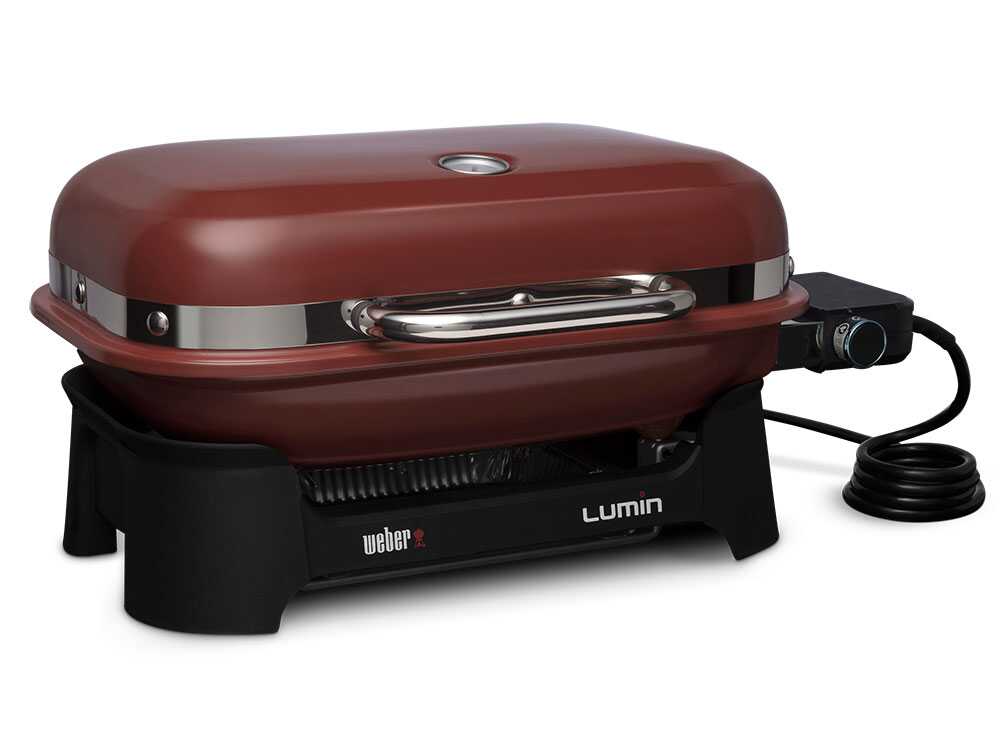 Weber Lumin Compact Red – Barbacoa eléctrica portátil - Imagen 5