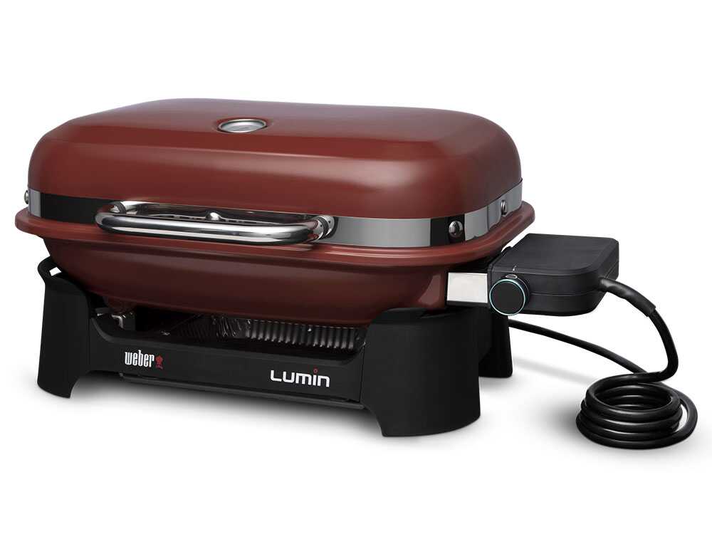 Weber Lumin Compact Red – Barbacoa eléctrica portátil - Imagen 3