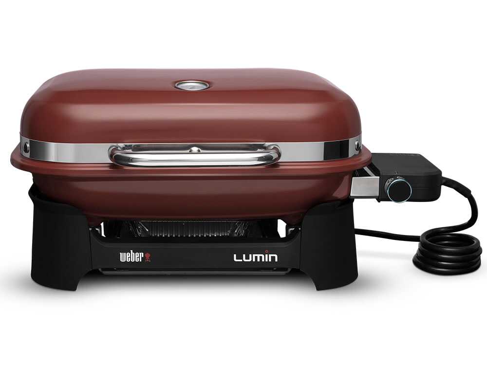 Weber Lumin Compact Red – Barbacoa eléctrica portátil - Imagen 4