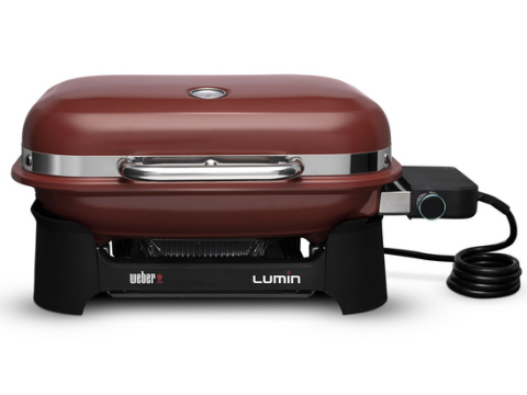 Weber Lumin Red – Barbacoa eléctrica portátil