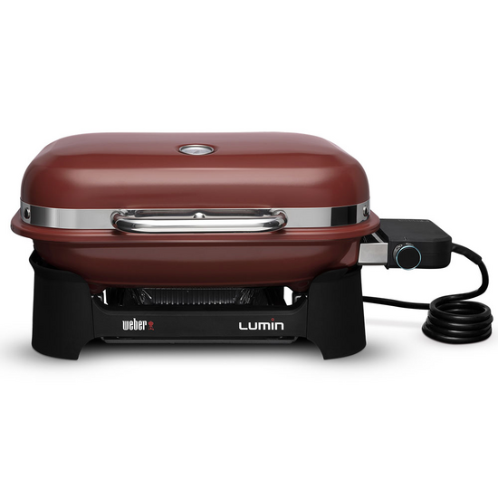 Weber Lumin Red – Barbacoa eléctrica portátil