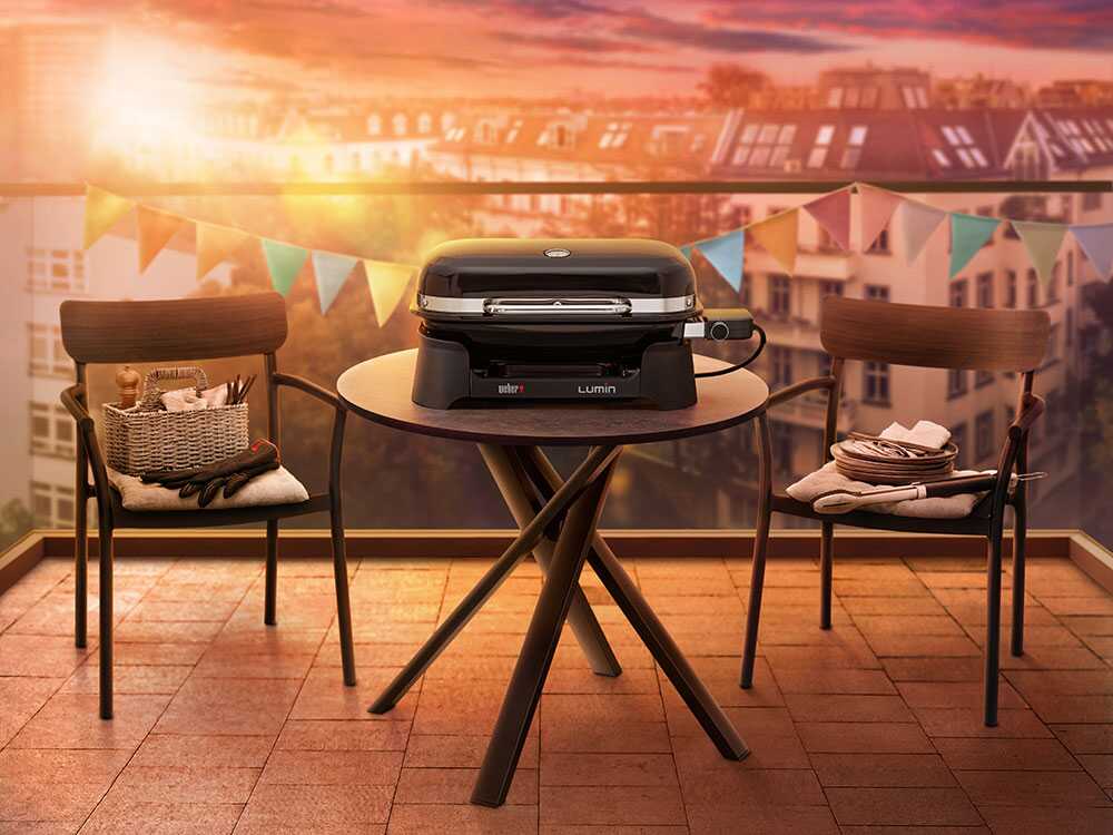 Weber Lumin Red – Barbacoa eléctrica portátil - Imagen 3