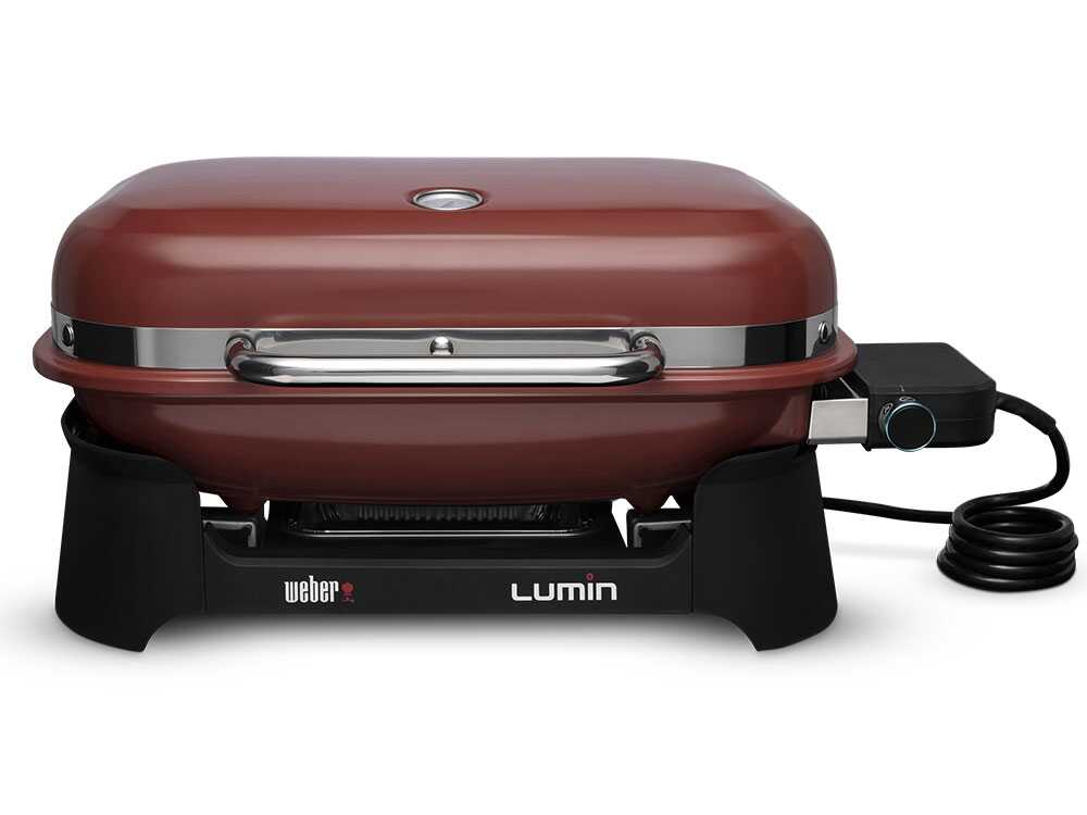 Weber Lumin Red – Barbacoa eléctrica portátil - Imagen 4