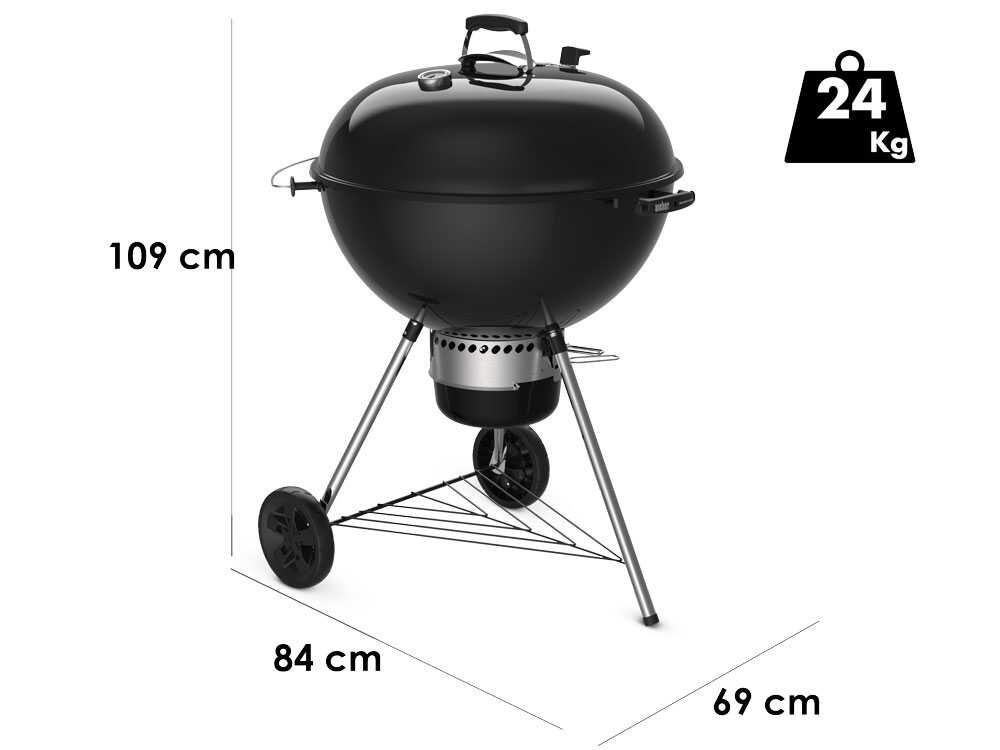 Weber Master Touch E-6755 WBR – Barbacoa de carbón - Imagen 2