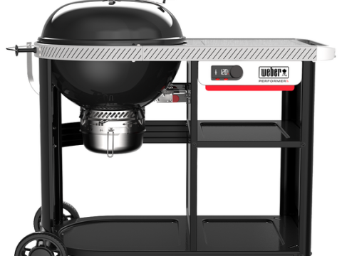 Weber Performer Premium Smart – Barbacoa de carbón vegetal – Parrilla de 57 cm