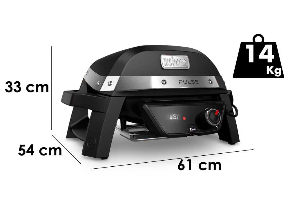 Weber Pulse 1000 – Barbacoa eléctrica portátil - Imagen 2