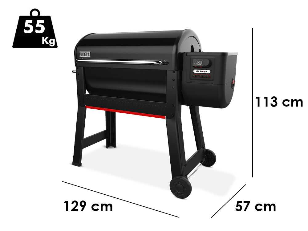 Weber Smoque XL – Barbacoa de pellets y ahumador - Imagen 4