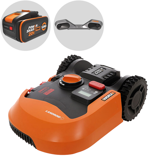 Worx Landroid L WR155E – Robot cortacésped – Con perímetro – Batería de litio – L2000 – ¡Sensores de obstáculos de regalo!