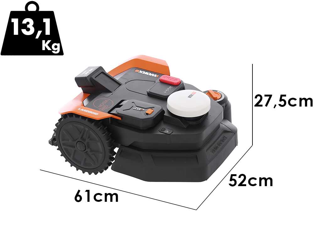Worx Landroid Vision Cloud WR330E – Robot cortacésped – Sin instalación - Imagen 2