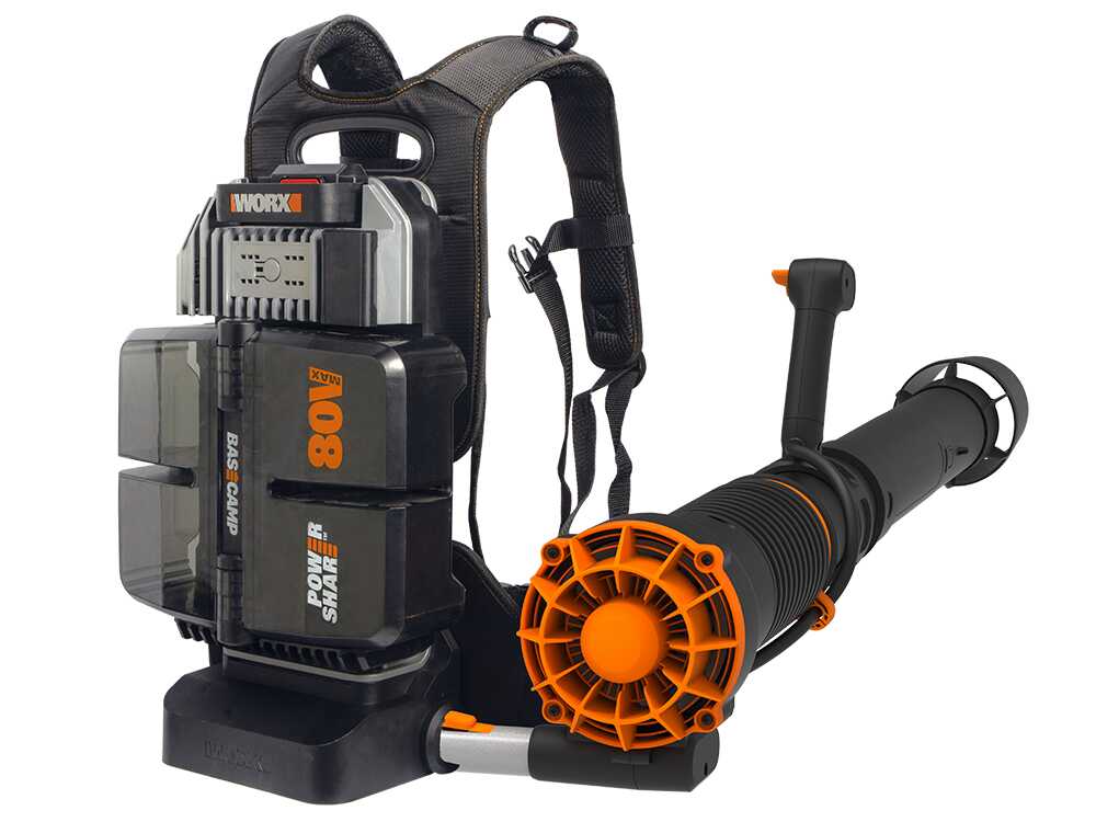 Worx Nitro WG572E – Soplador de mochila a batería – 4x20V/4Ah - Imagen 4