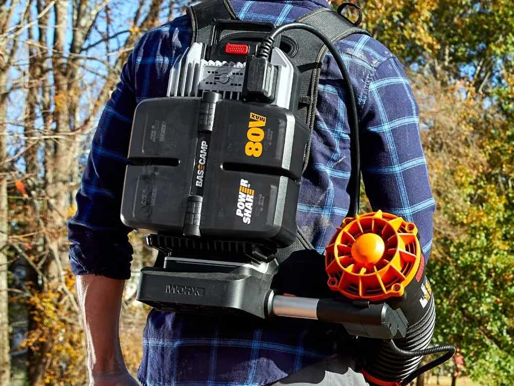 Worx Nitro WG572E – Soplador de mochila a batería – 4x20V/4Ah - Imagen 5