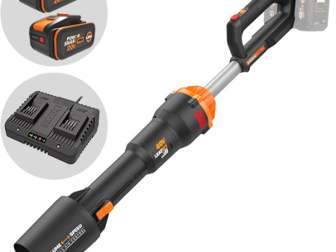 Worx NITRO WG585E – Soplador a batería – 2 baterías de 20V 4Ah