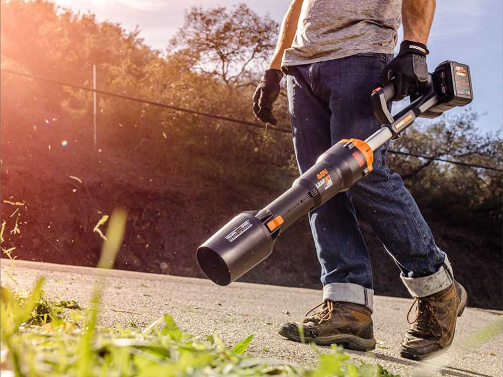 Worx NITRO WG585E – Soplador a batería – 2 baterías de 20V 4Ah - Imagen 2