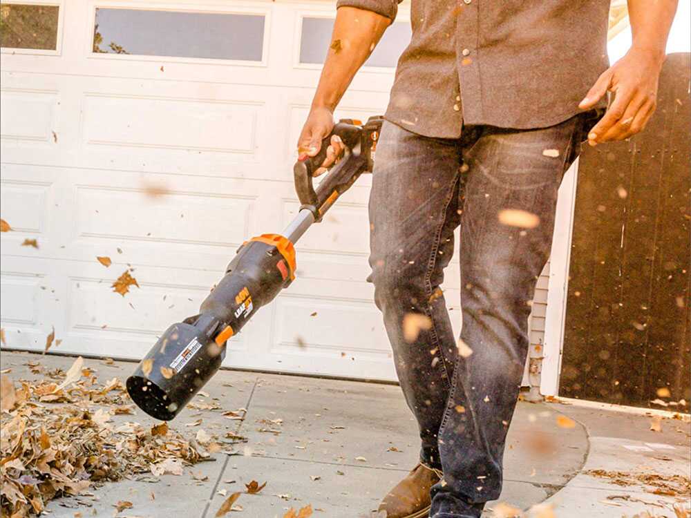 Worx NITRO WG585E – Soplador a batería – 2 baterías de 20V 4Ah - Imagen 4