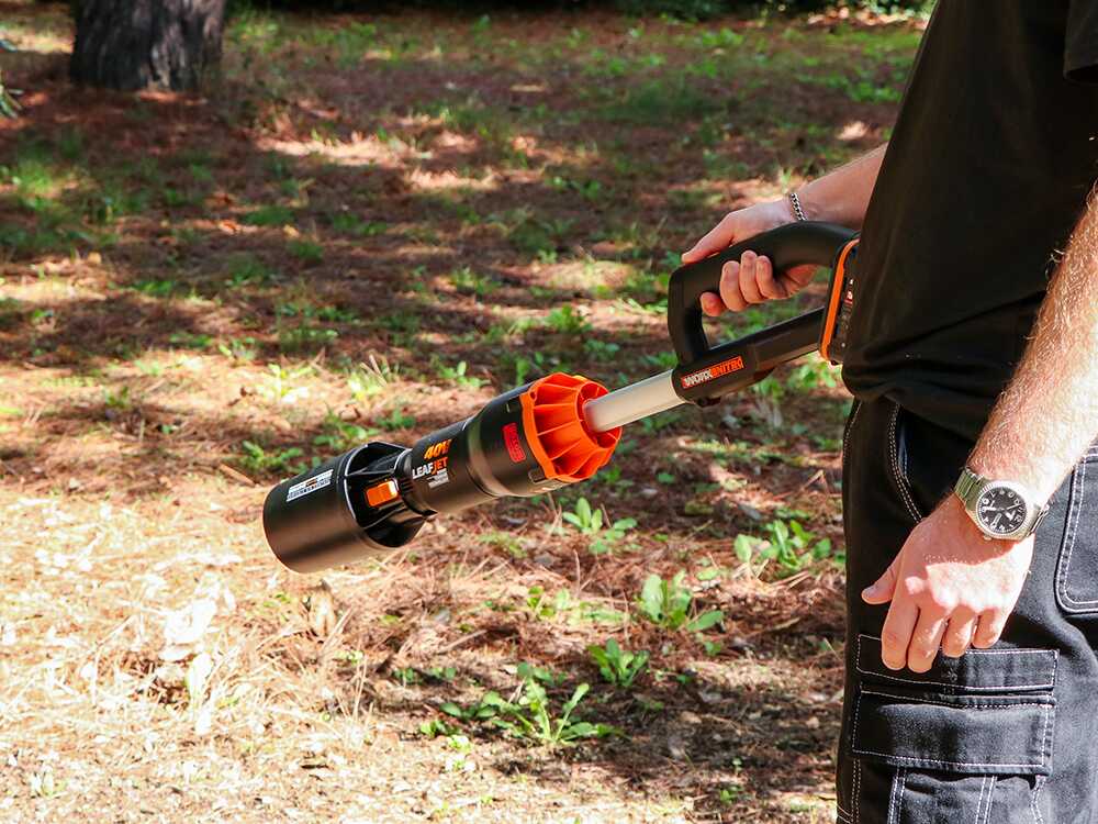Worx NITRO WG585E – Soplador a batería – 2 baterías de 20V 4Ah - Imagen 5
