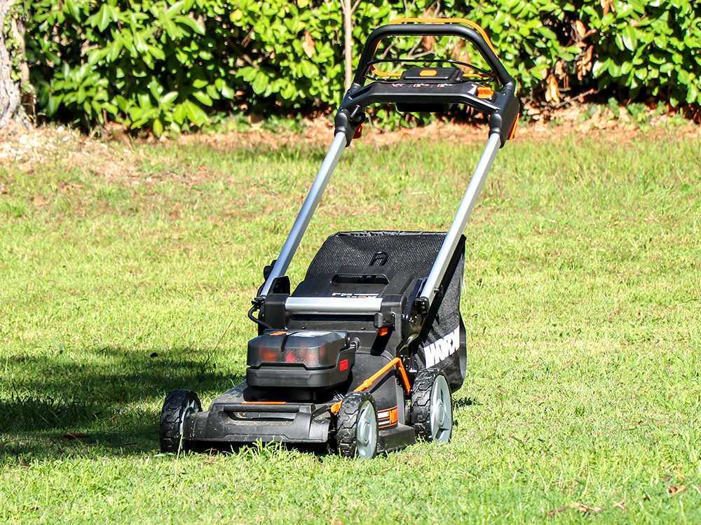 Worx Nitro WG749E – Cortacésped autopropulsado a batería – 2x20V/4Ah – corte de 46 cm - Imagen 4