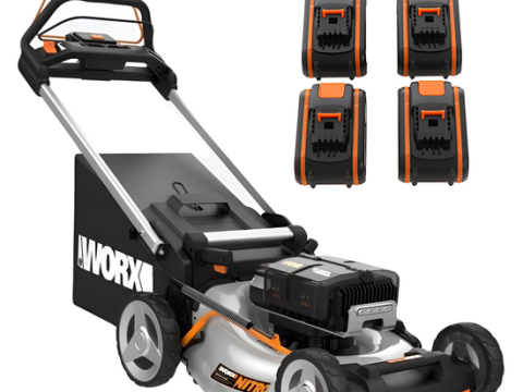 Worx Nitro WG761E – Cortacésped autopropulsado a batería – 80V / 4Ah – corte de 51 cm