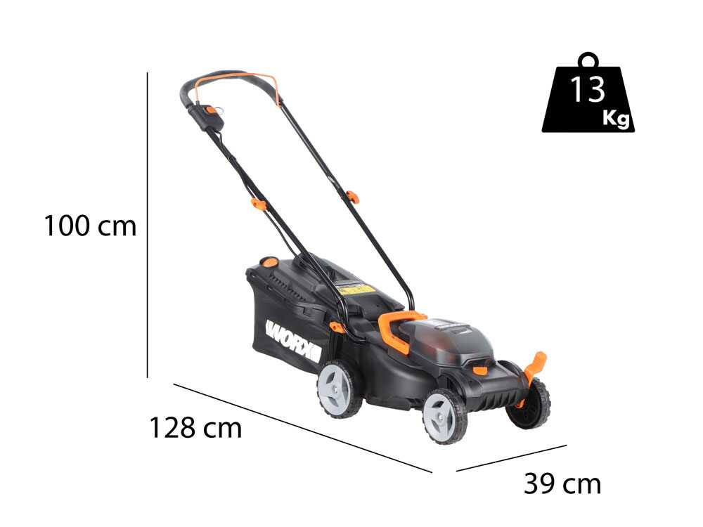 WORX twin pack WG927E – Cortacésped y cortabordes a batería – 40V – 2x 2Ah - Imagen 2