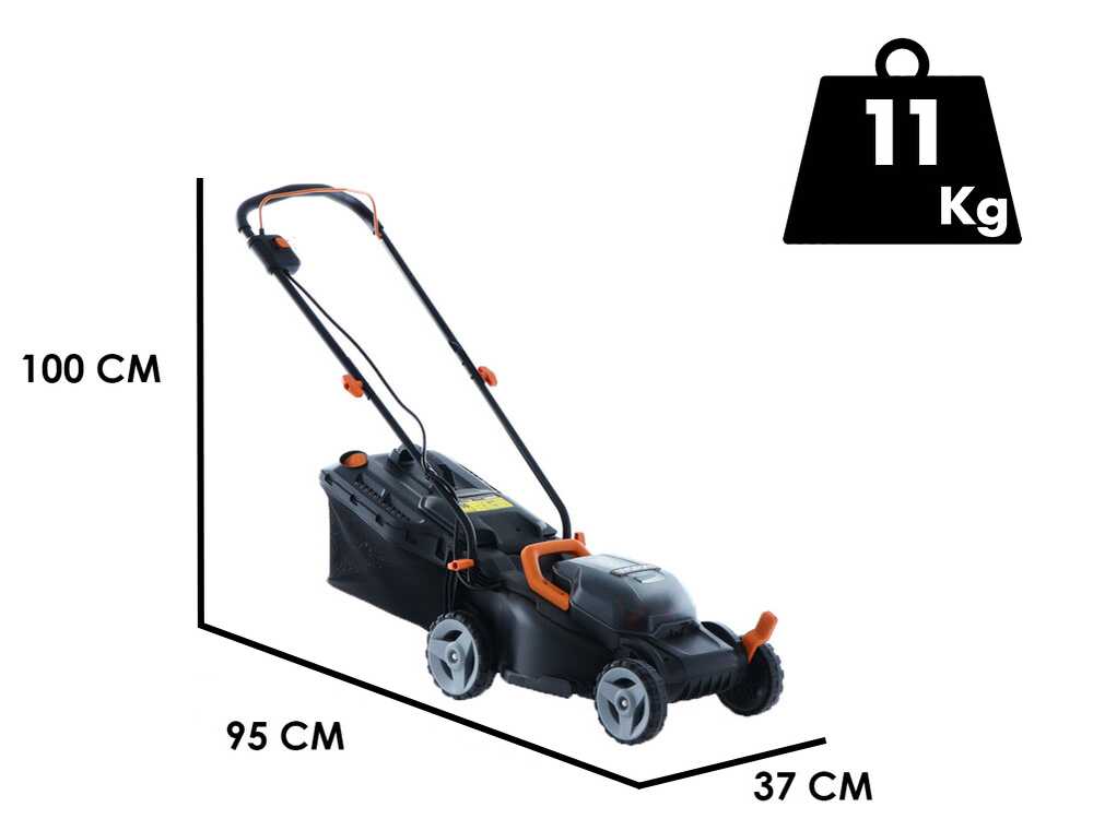 Worx WG779E – Cortacésped a batería – 2x20V/2,5Ah – Corte 34 cm - Imagen 2