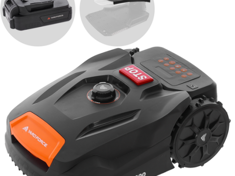 Yard Force MB800 – Robot cortacésped – Con cable perimetral