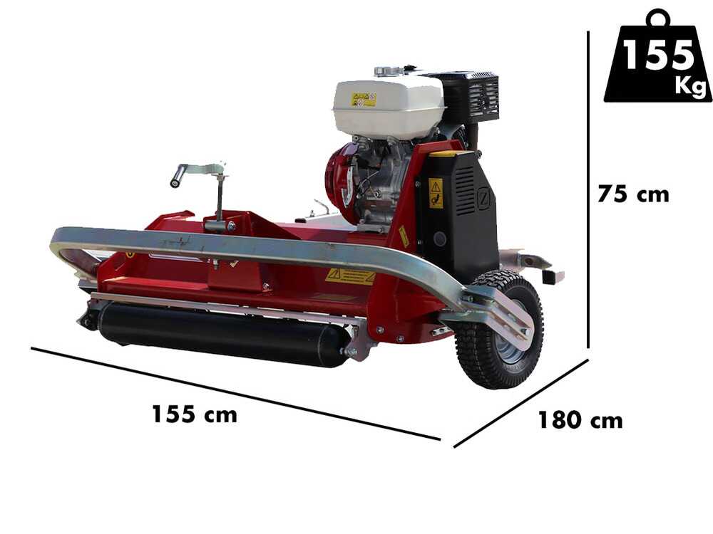 Zanon TSM Off-Road 1000 – Desbrozadora para quad – Honda GX390 - Imagen 2