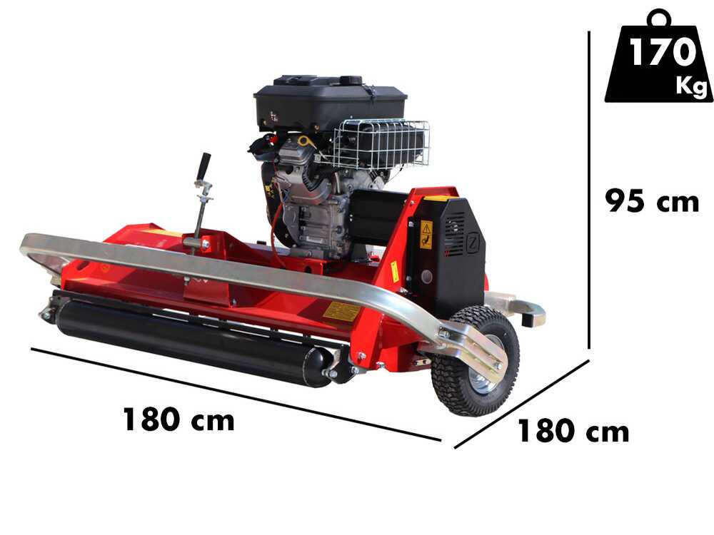 Zanon TSM Off-Road 1250 – Desbrozadora de gasolina para quad – B&S Vanguard - Imagen 2