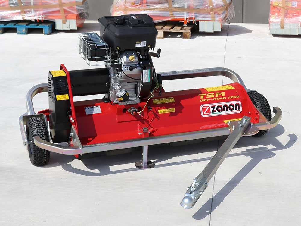 Zanon TSM Off-Road 1250 – Desbrozadora de gasolina para quad – B&S Vanguard - Imagen 5